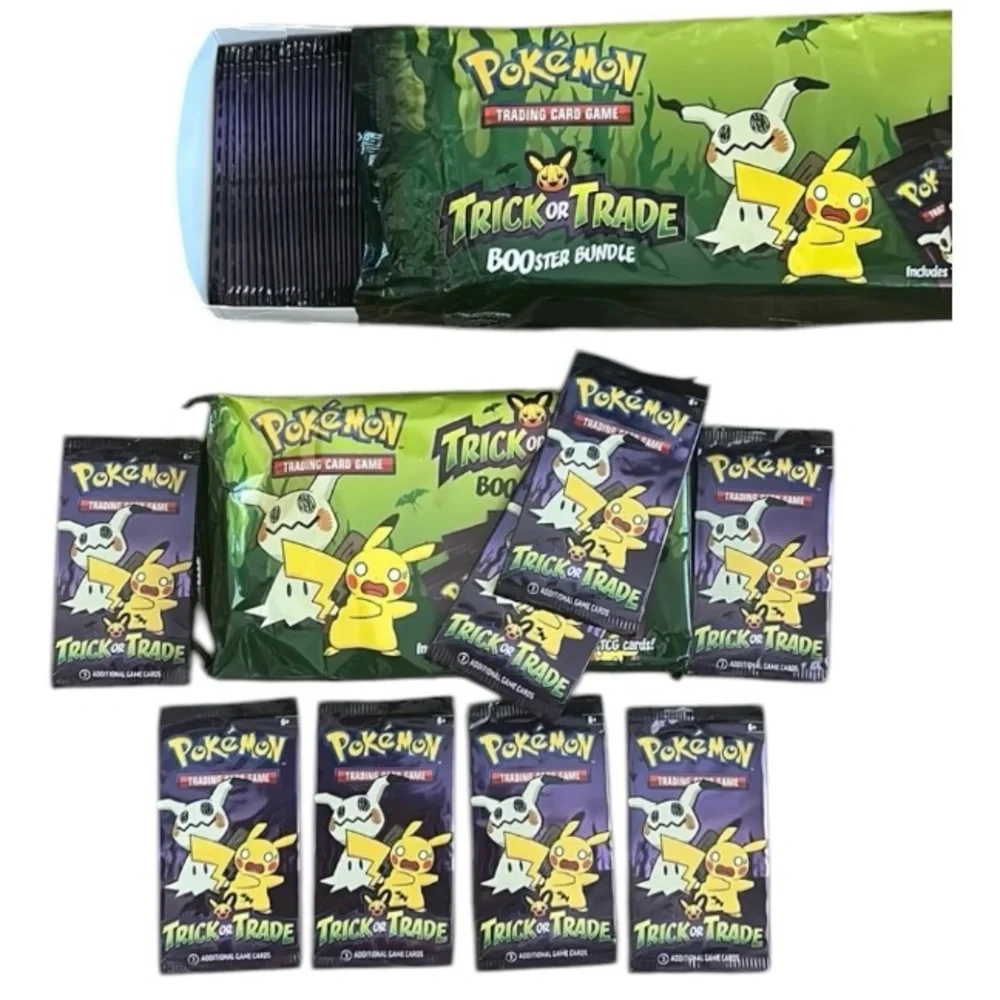 Pokémon 2023 limited Edition Trick or Trade Booster Bundle unopened mini lot x 4